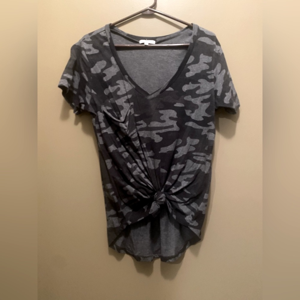 Z Supply Black Camo Pocket Tee